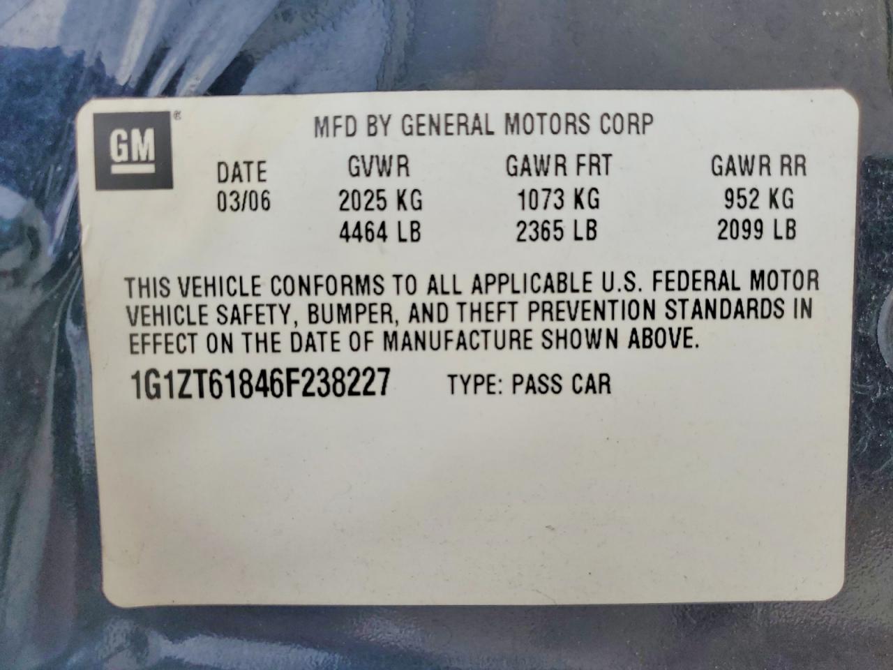 2006 CHEVROLET MALIBU MAXX LT photo 13