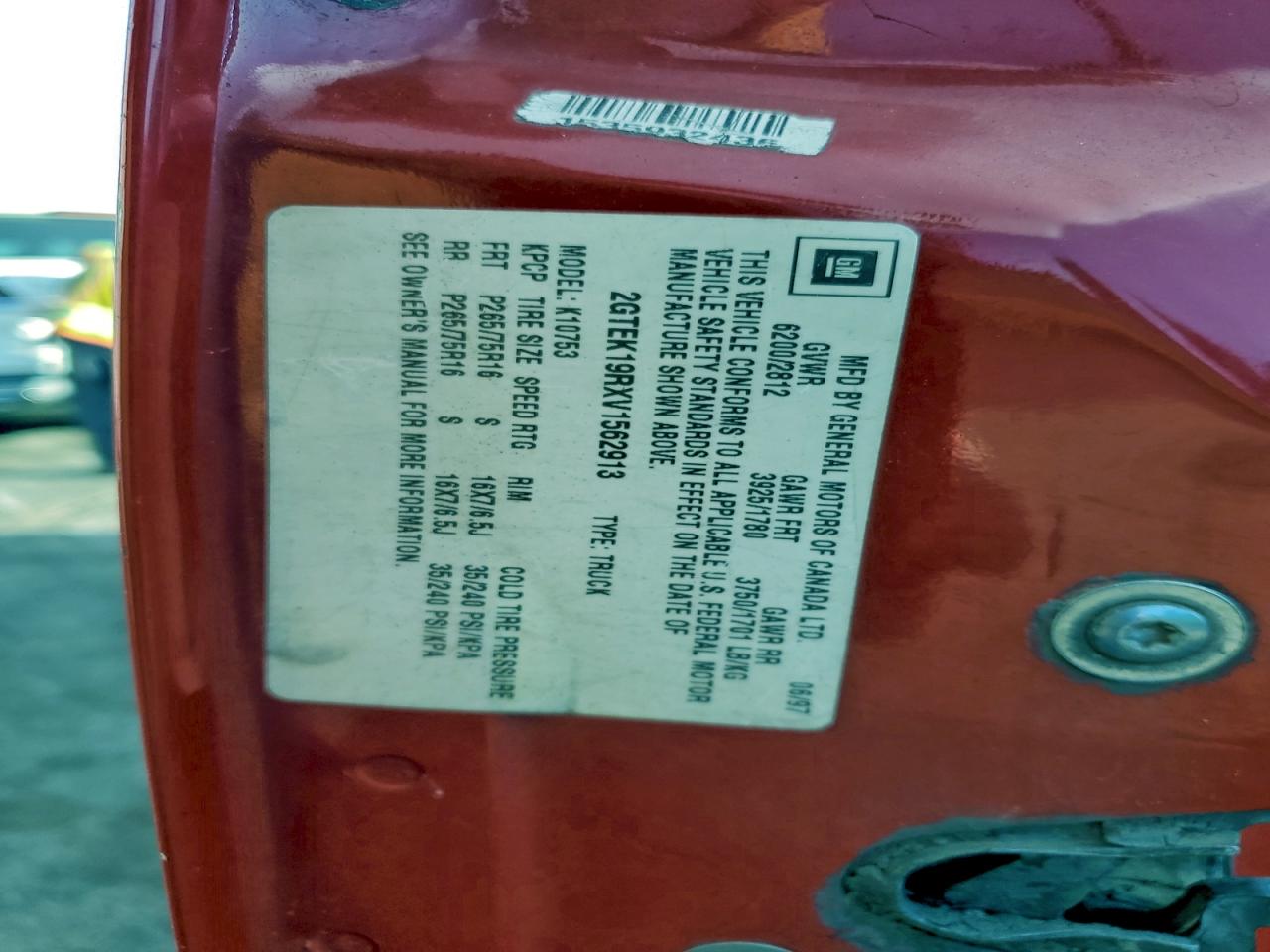 1997 GMC SIERRA K1500 photo 23