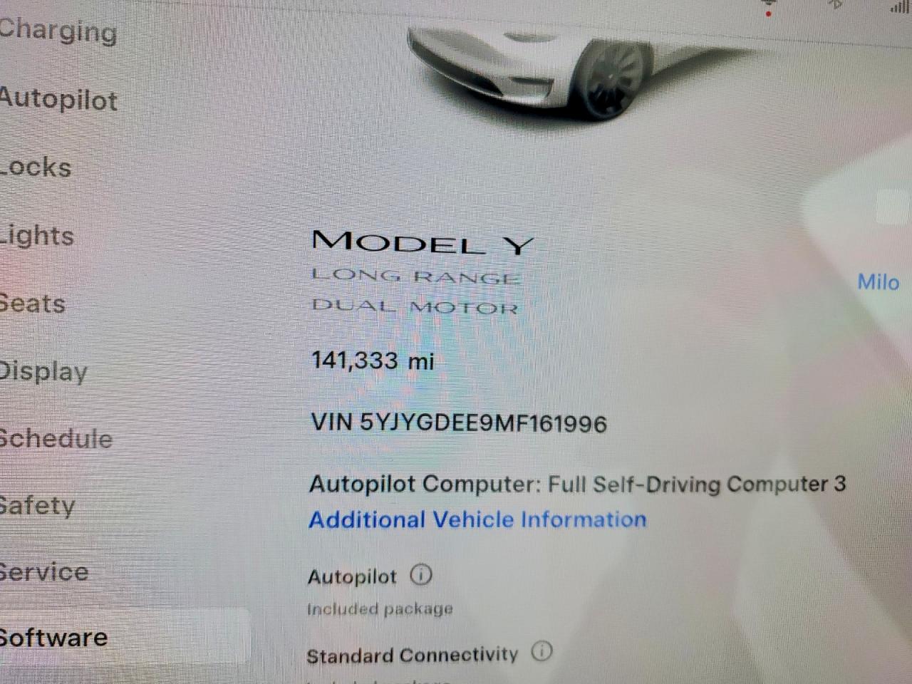 2021 TESLA MODEL Y photo 9