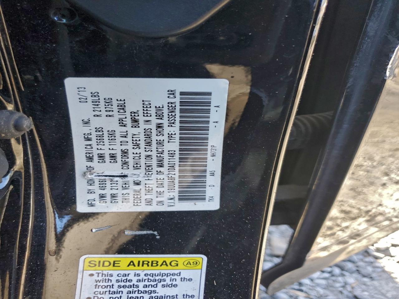 2013 ACURA TL photo 34