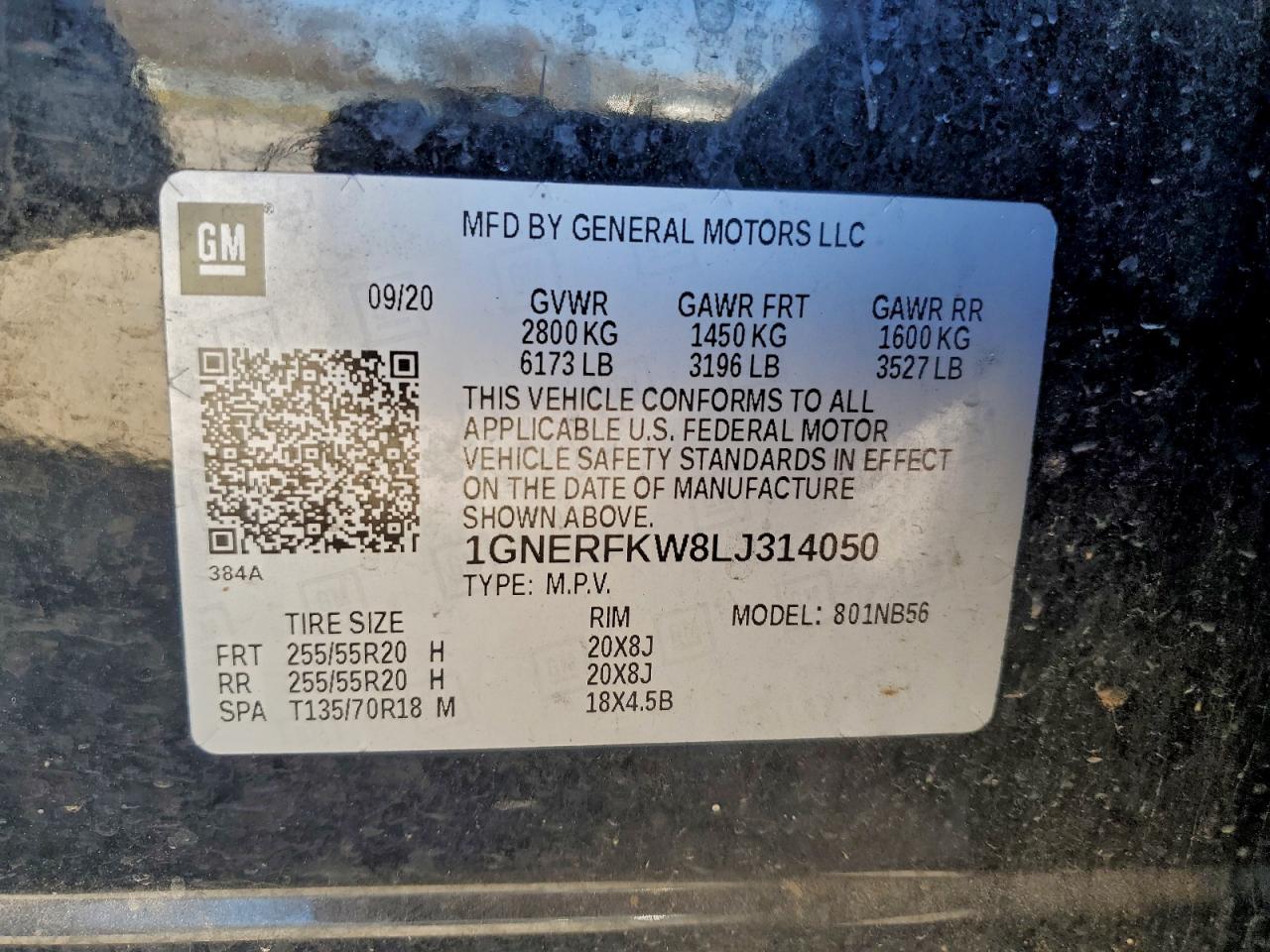 2020 CHEVROLET TRAVERSE LS photo 13
