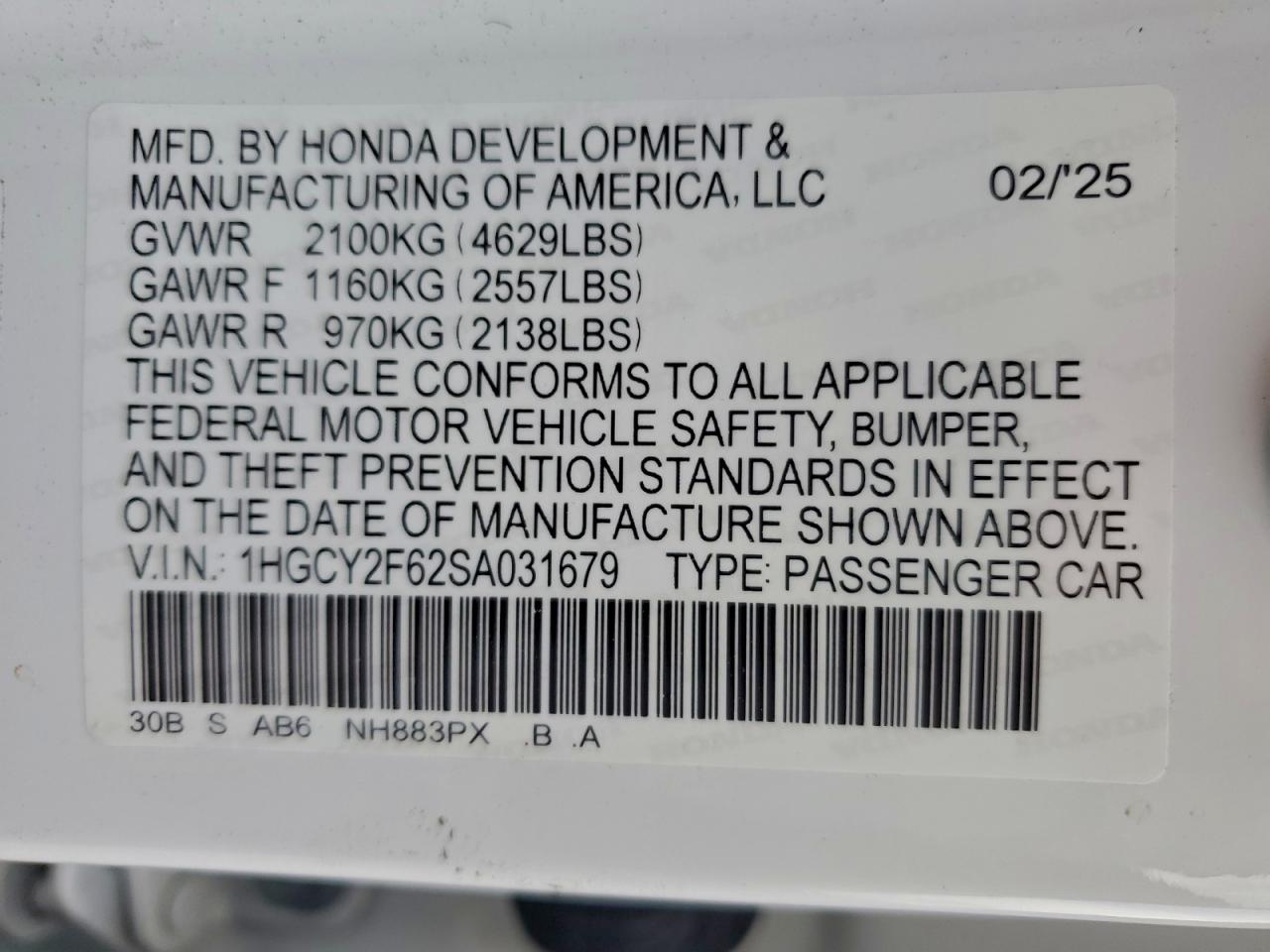 2025 HONDA ACCORD HYBRID EXL photo 13