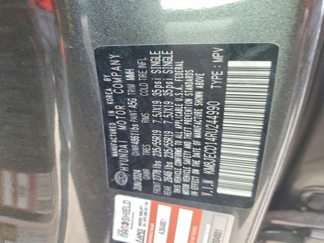 2024 HYUNDAI TUCSON LIMITED photo 12