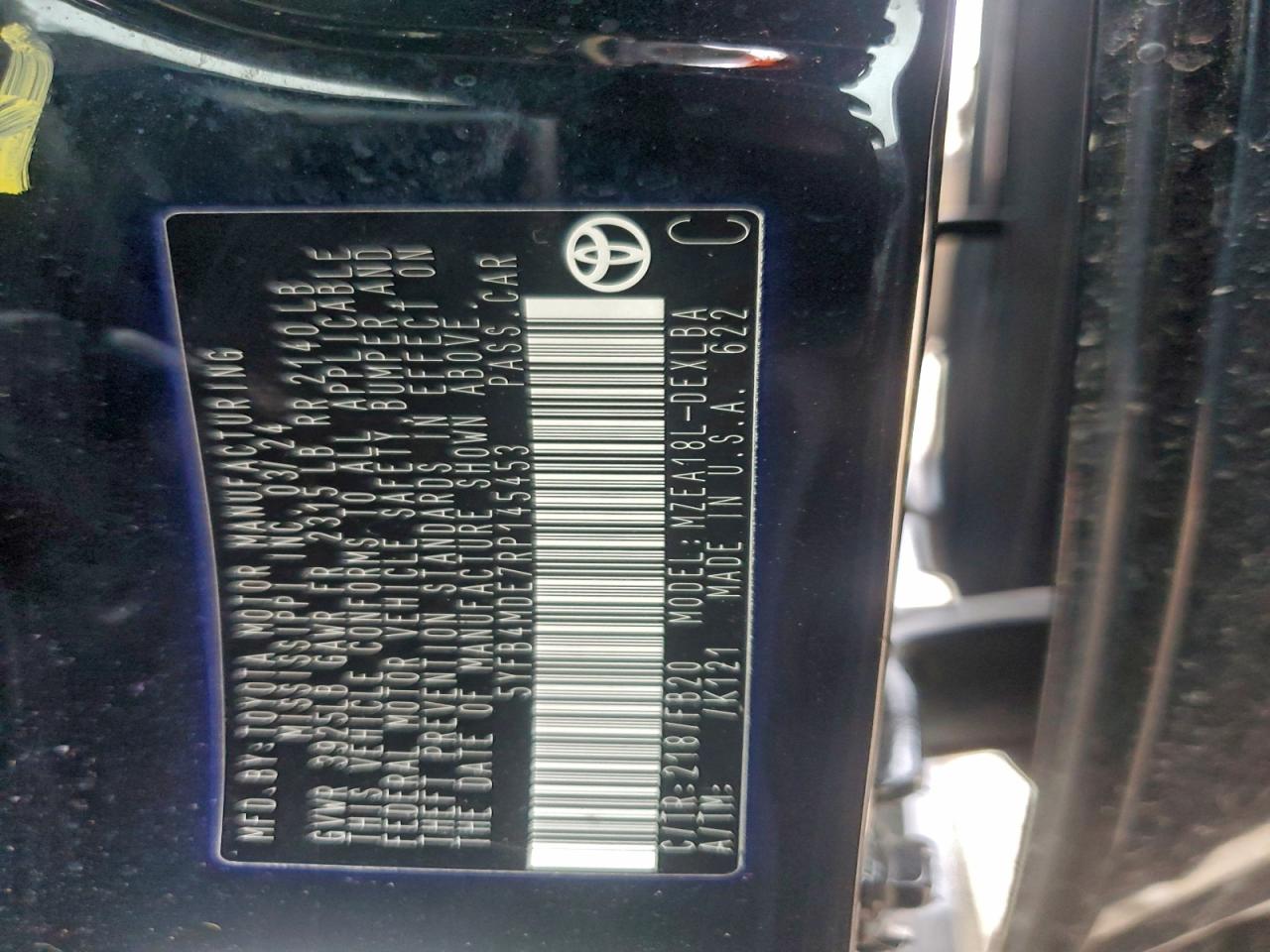 2024 TOYOTA COROLLA LE photo 13