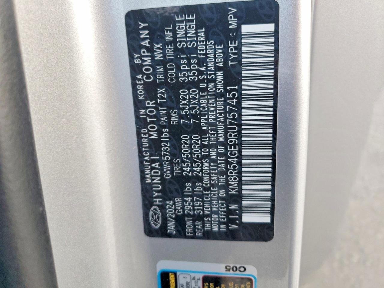2024 HYUNDAI PALISADE LIMITED photo 25