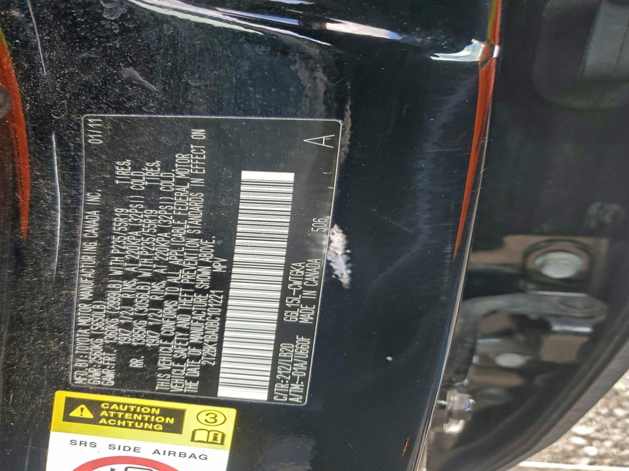 2011 LEXUS RX 350 photo 13