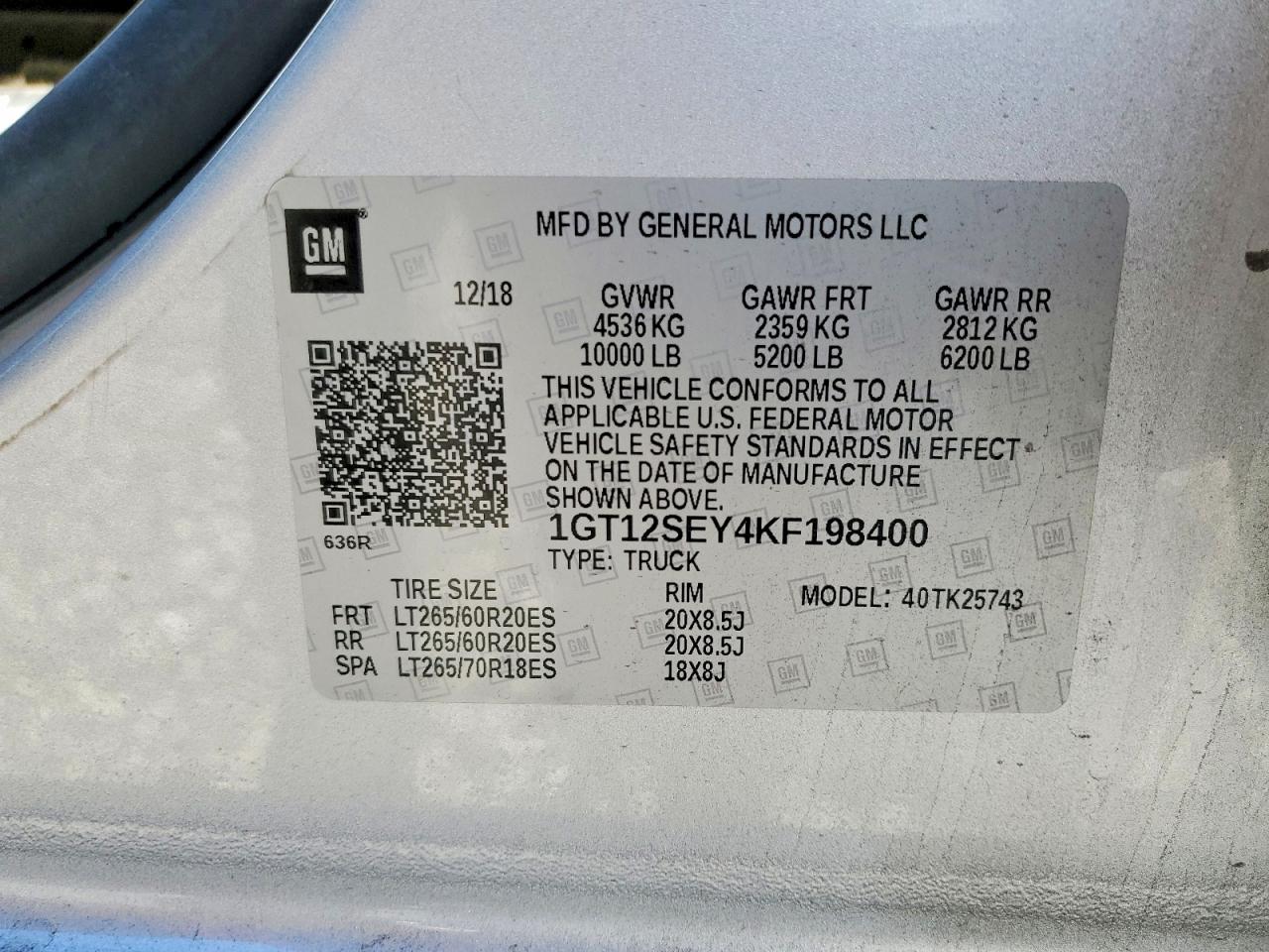 2019 GMC SIERRA K2500 DENALI photo 12