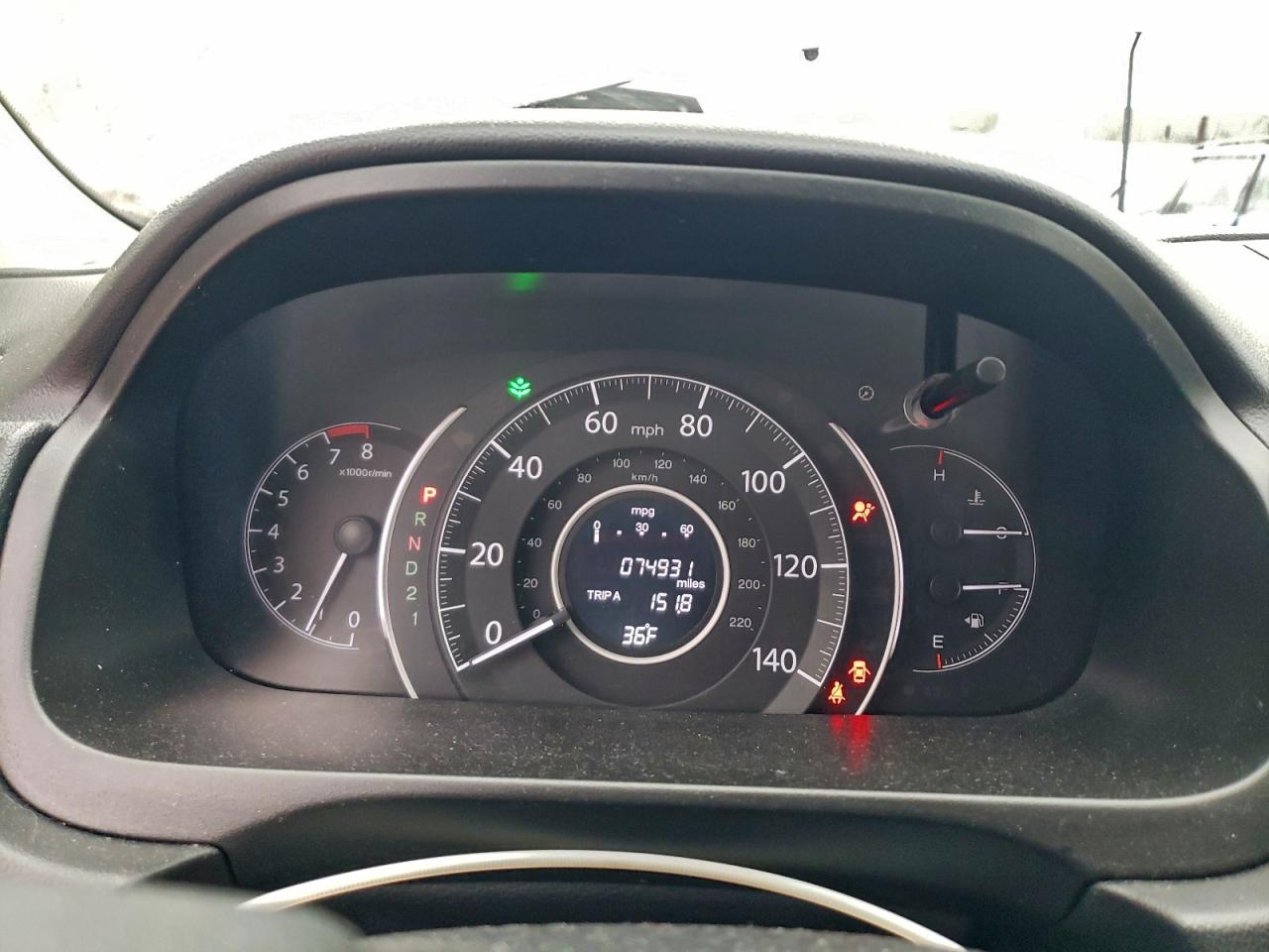 2014 HONDA CR-V EXL photo 9