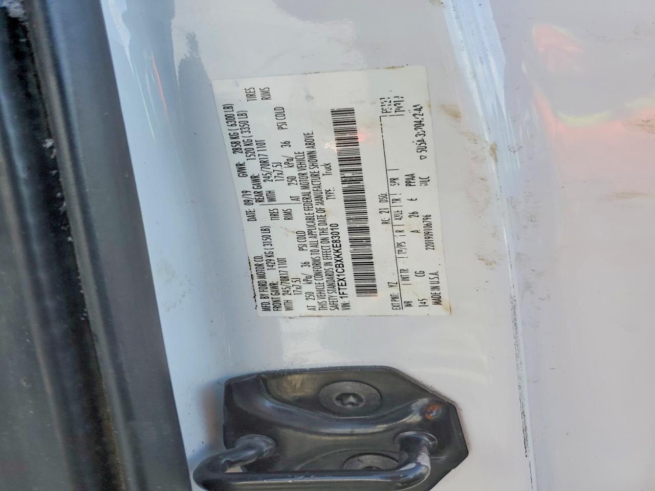 2019 FORD F150 SUPER CAB photo 12