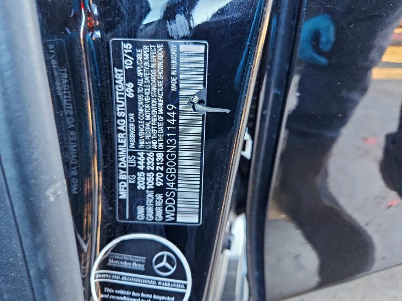 2016 MERCEDES-BENZ CLA 250 4MATIC photo 12