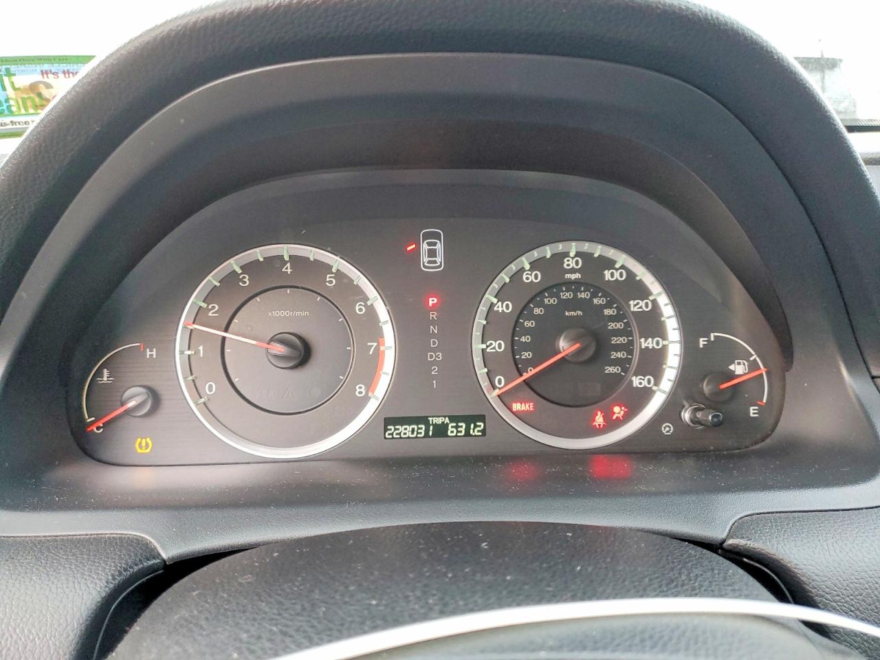 2009 HONDA ACCORD LX photo 9
