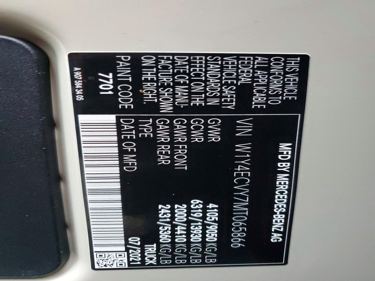2021 MERCEDES-BENZ SPRINTER photo 28