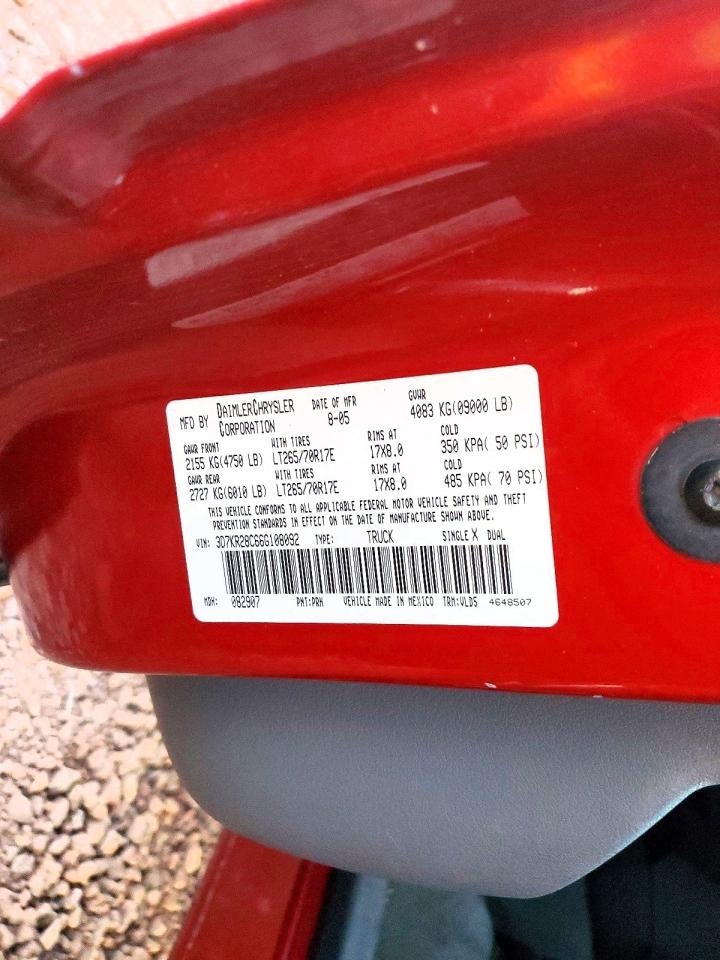 2006 DODGE RAM 2500 ST photo 23