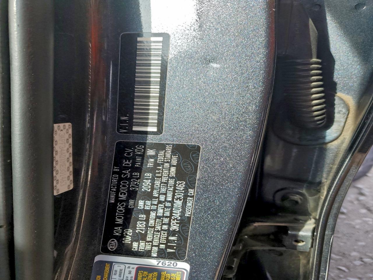 2021 KIA FORTE GT LINE photo 12