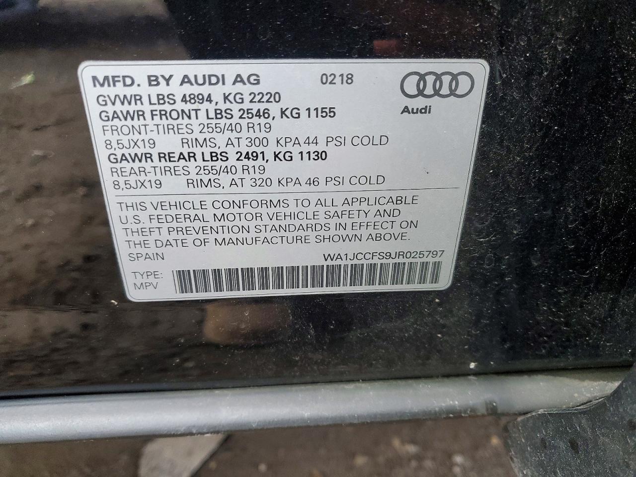 2018 AUDI Q3 PREMIUM PLUS photo 13