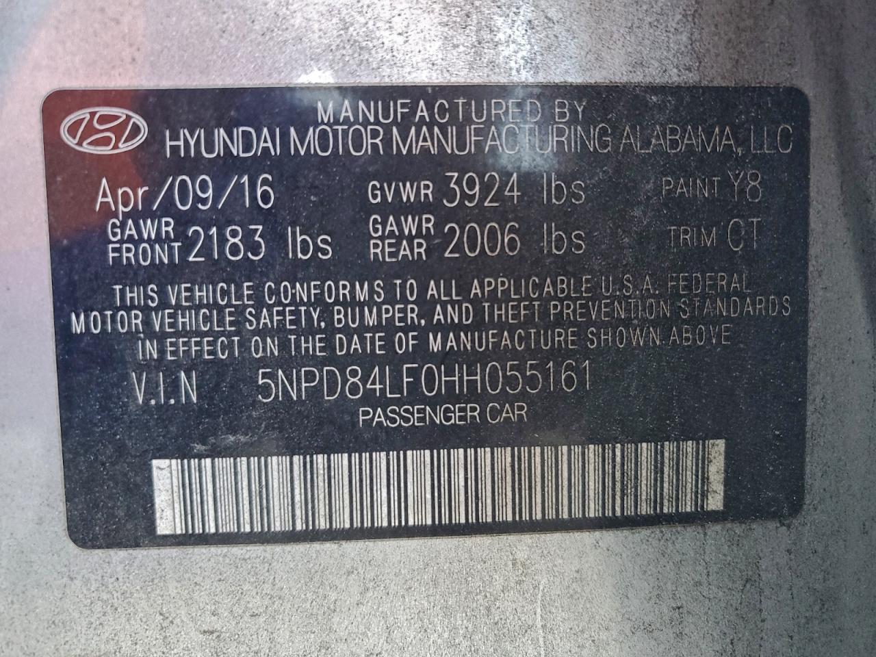 2017 HYUNDAI ELANTRA SE photo 13