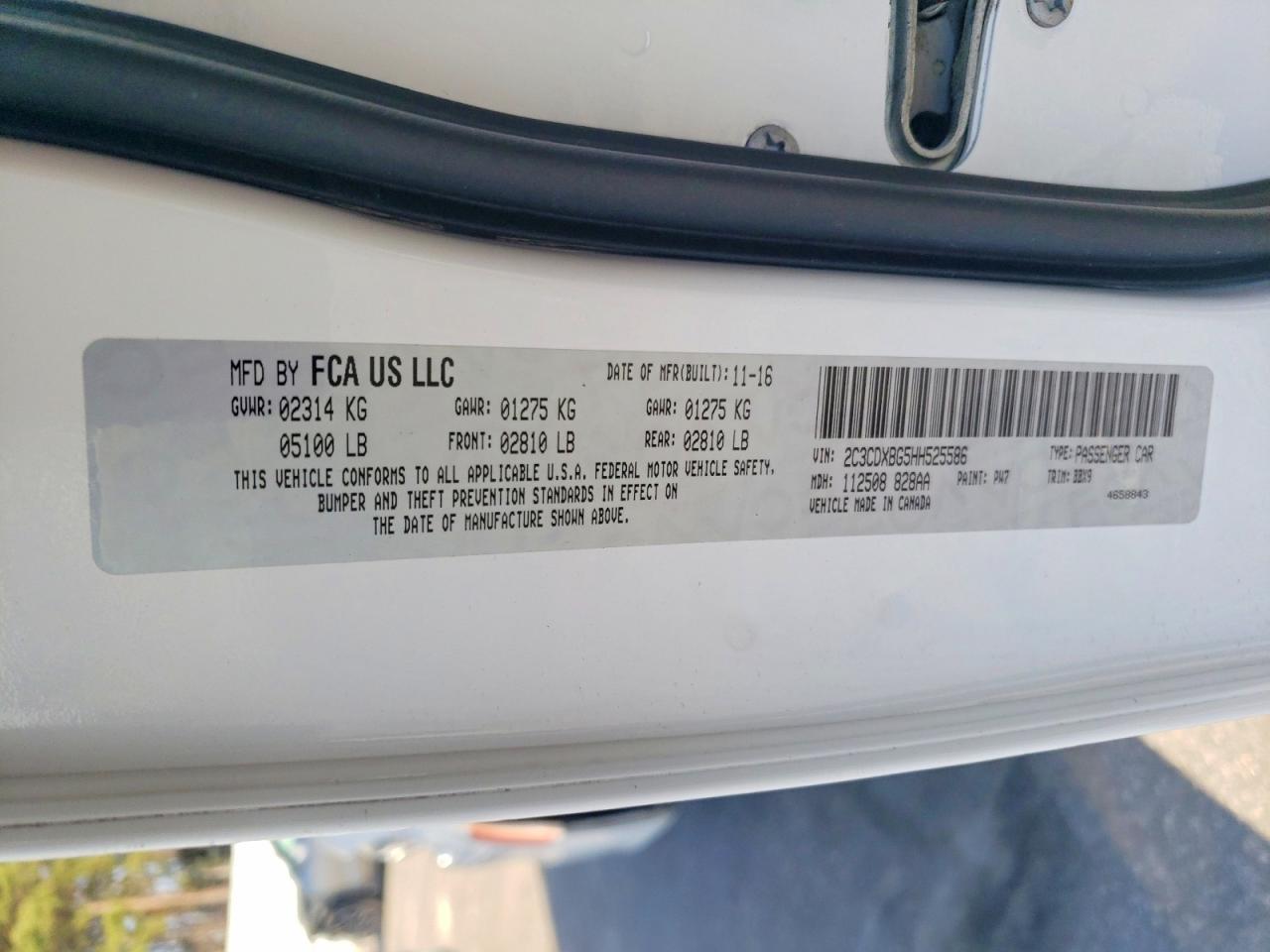 2017 DODGE CHARGER SE photo 12