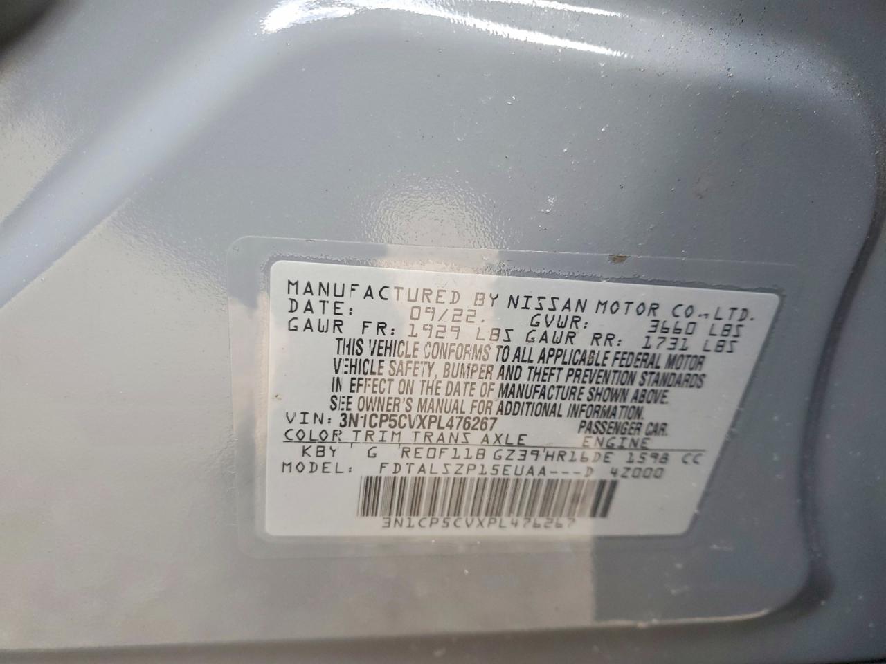 2023 NISSAN KICKS SV photo 13