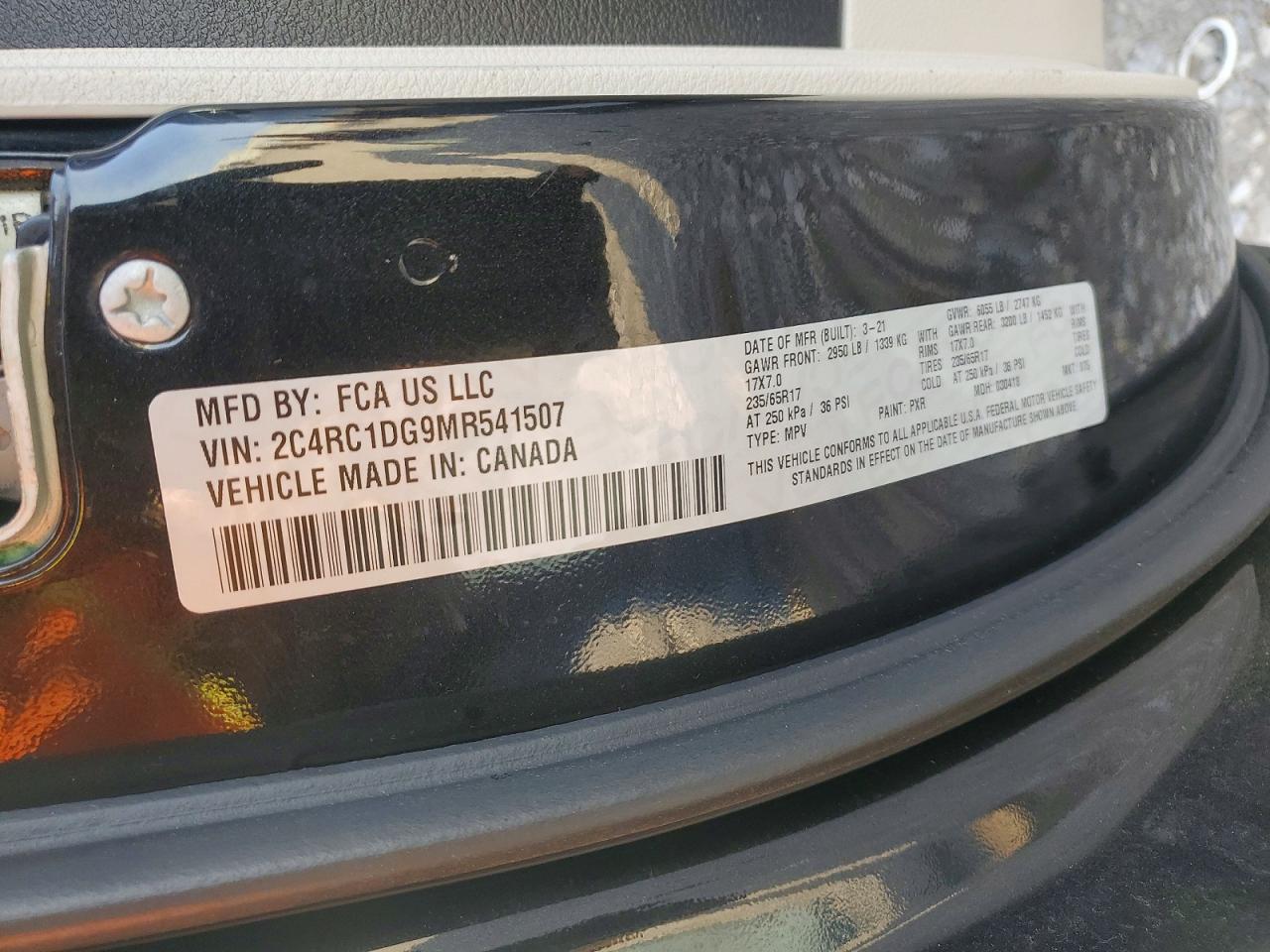2021 CHRYSLER VOYAGER LXI photo 14
