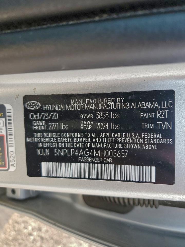2021 HYUNDAI ELANTRA LIMITED photo 12