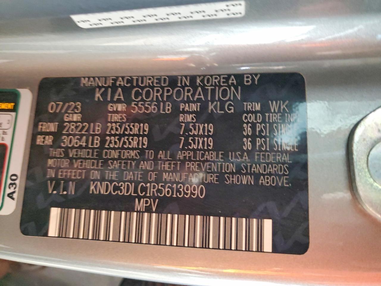 2024 KIA EV6 LIGHT photo 12