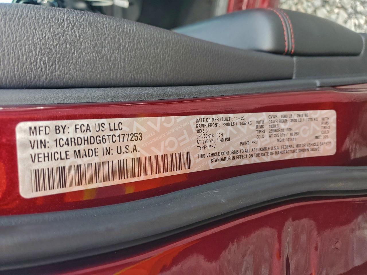 2026 DODGE DURANGO GT photo 14