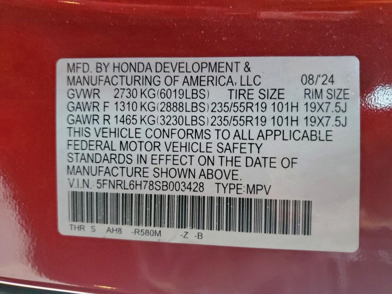 2025 HONDA ODYSSEY SPORT-L photo 13