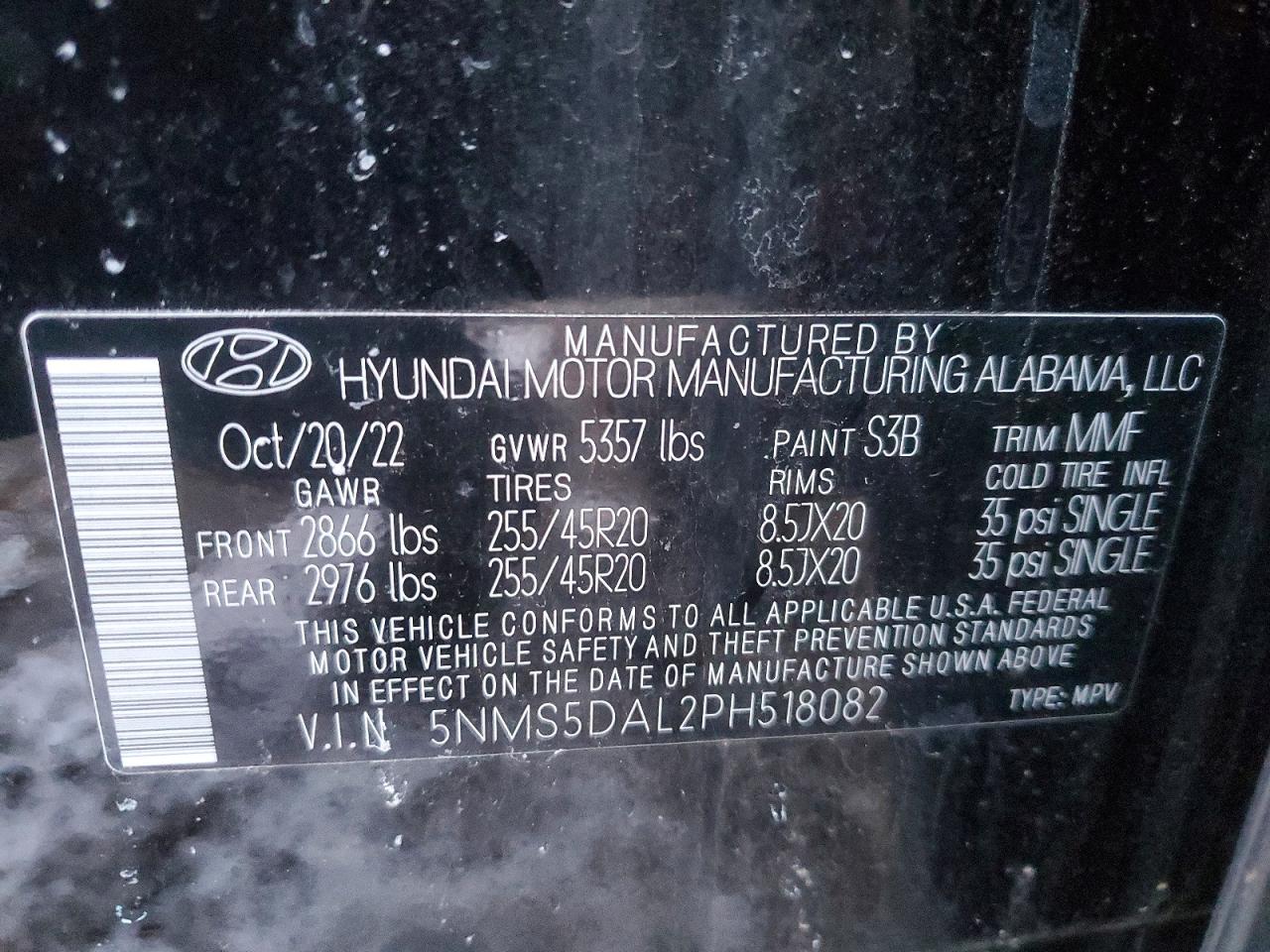 2023 HYUNDAI SANTA FE CALLIGRAPHY photo 13