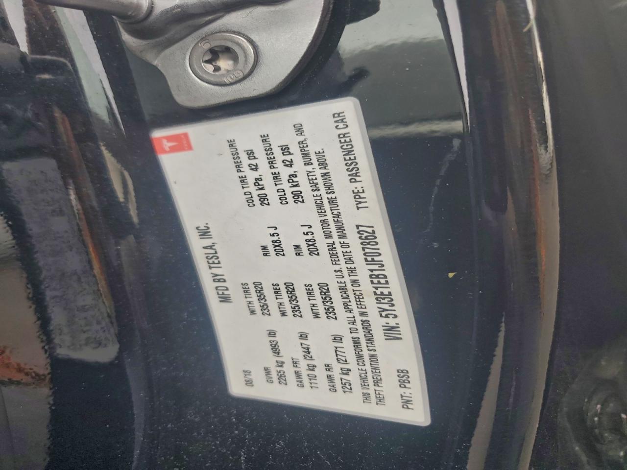 2018 TESLA MODEL 3 photo 12