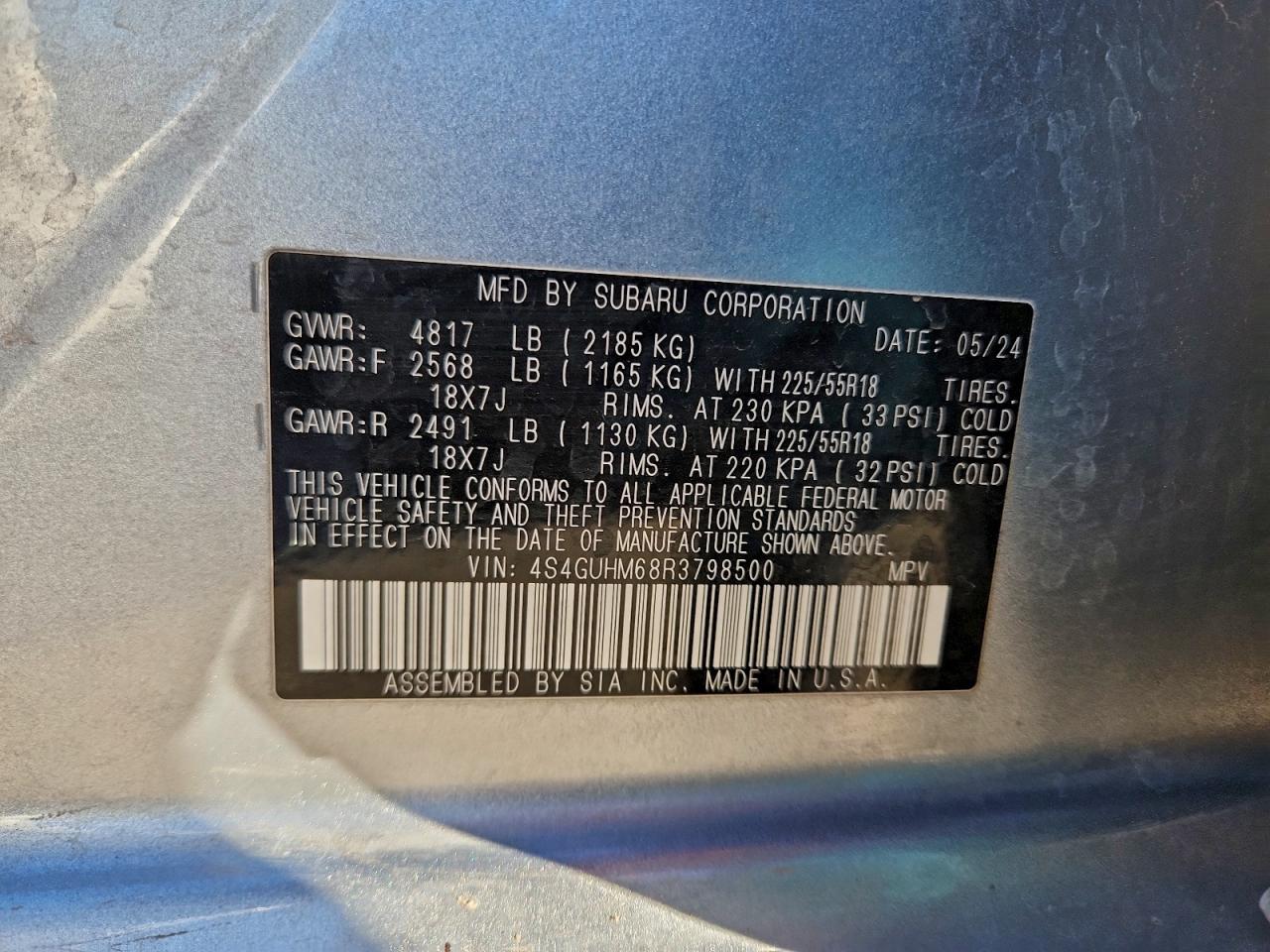 2024 SUBARU CROSSTREK LIMITED photo 13