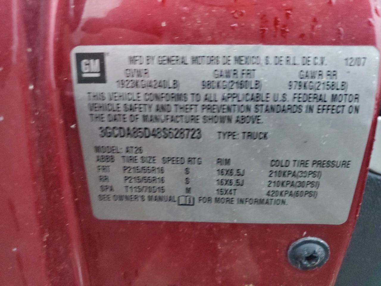 2008 CHEVROLET HHR PANEL LS photo 23