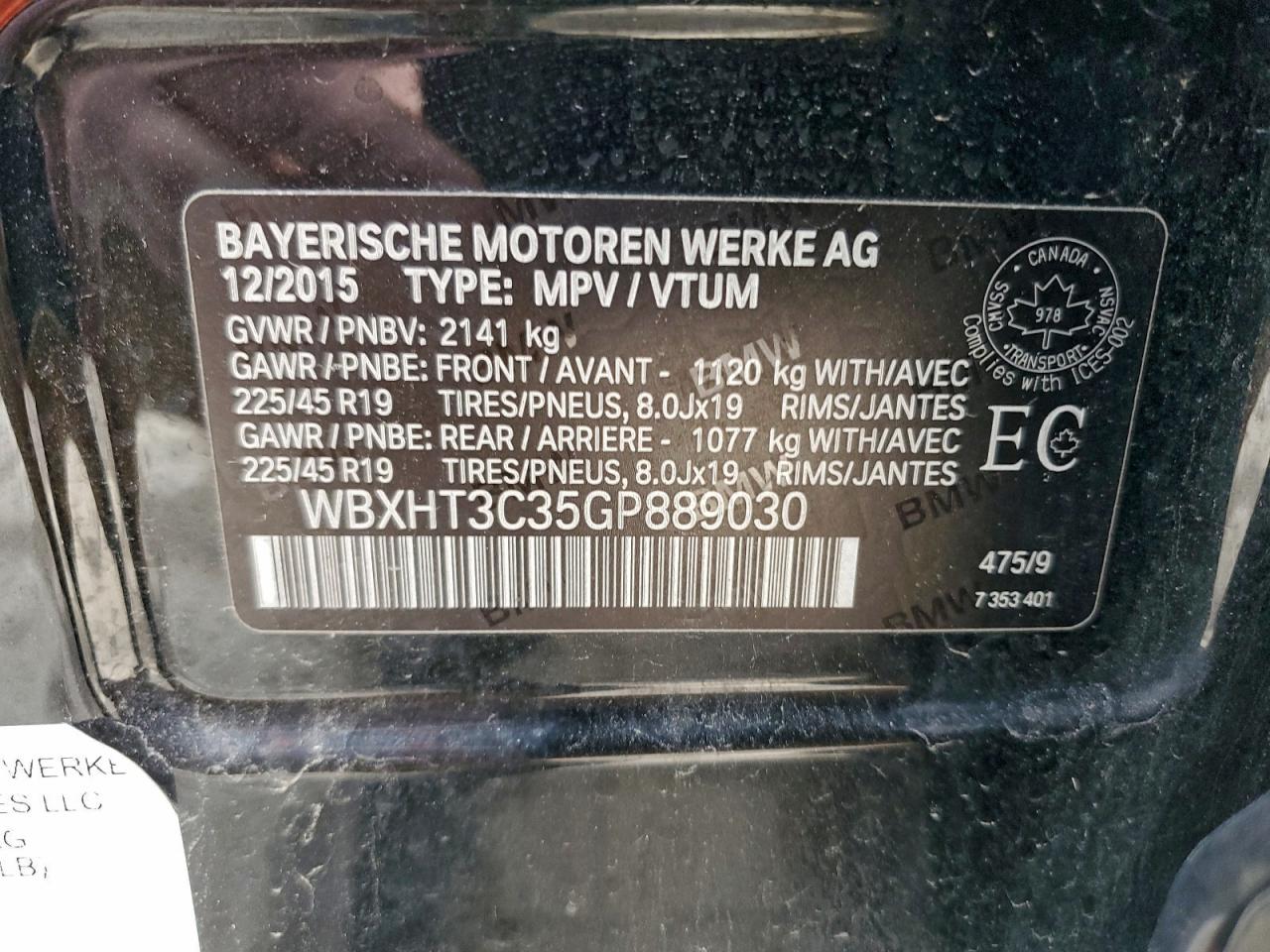 2016 BMW X1 XDRIVE28I photo 13