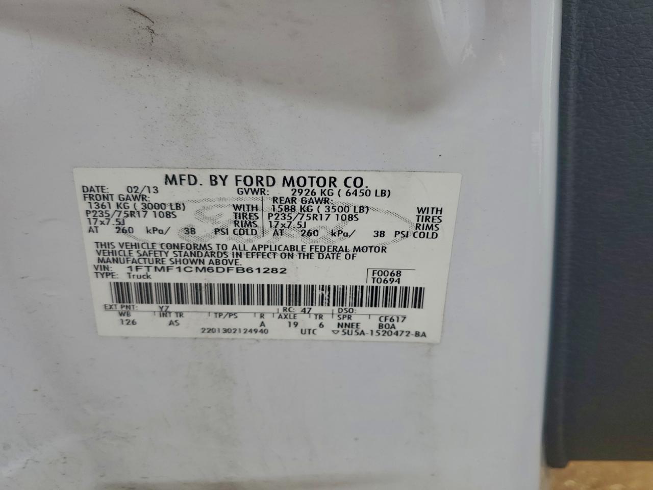2013 FORD F150 photo 23