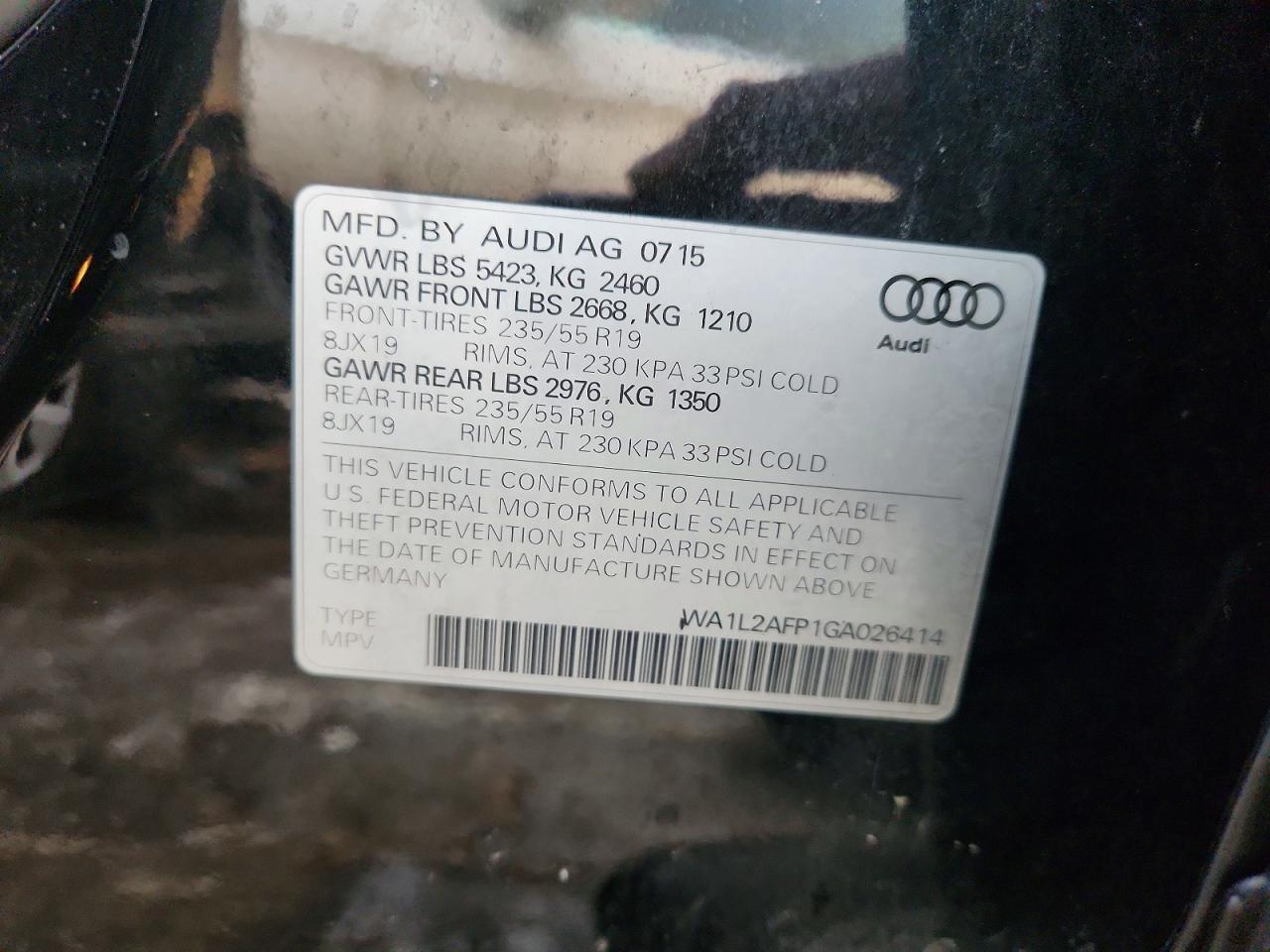 2016 AUDI Q5 PREMIUM PLUS photo 13