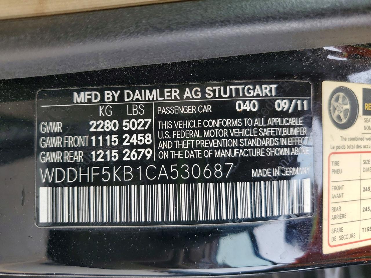 2012 MERCEDES-BENZ E 350 photo 12