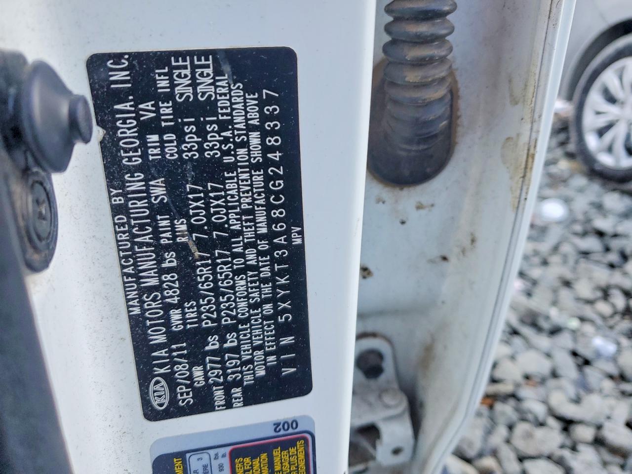 2012 KIA SORENTO BASE photo 12