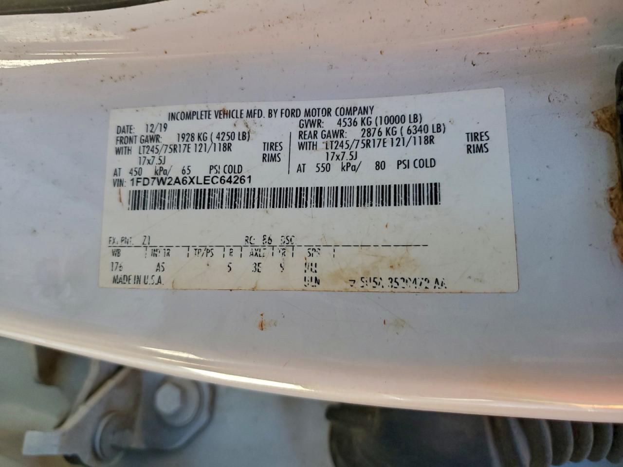 2020 FORD F250 SUPER DUTY photo 12