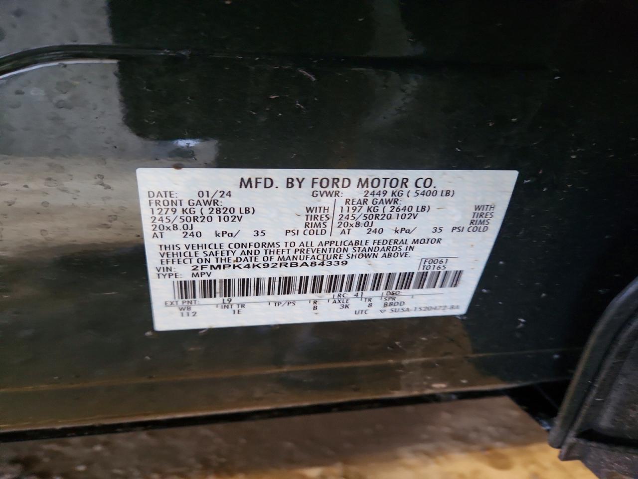 2024 FORD EDGE TITANIUM photo 13
