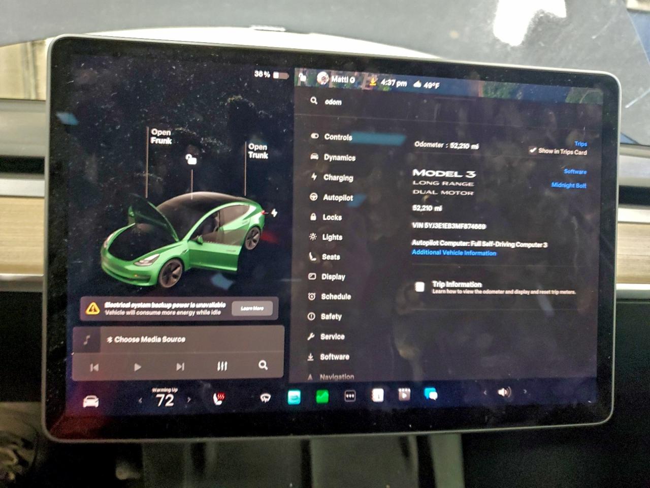 2021 TESLA MODEL 3 photo 9