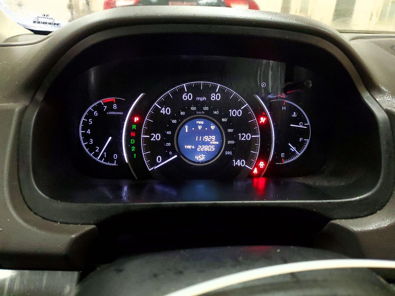 2013 HONDA CR-V EXL photo 9