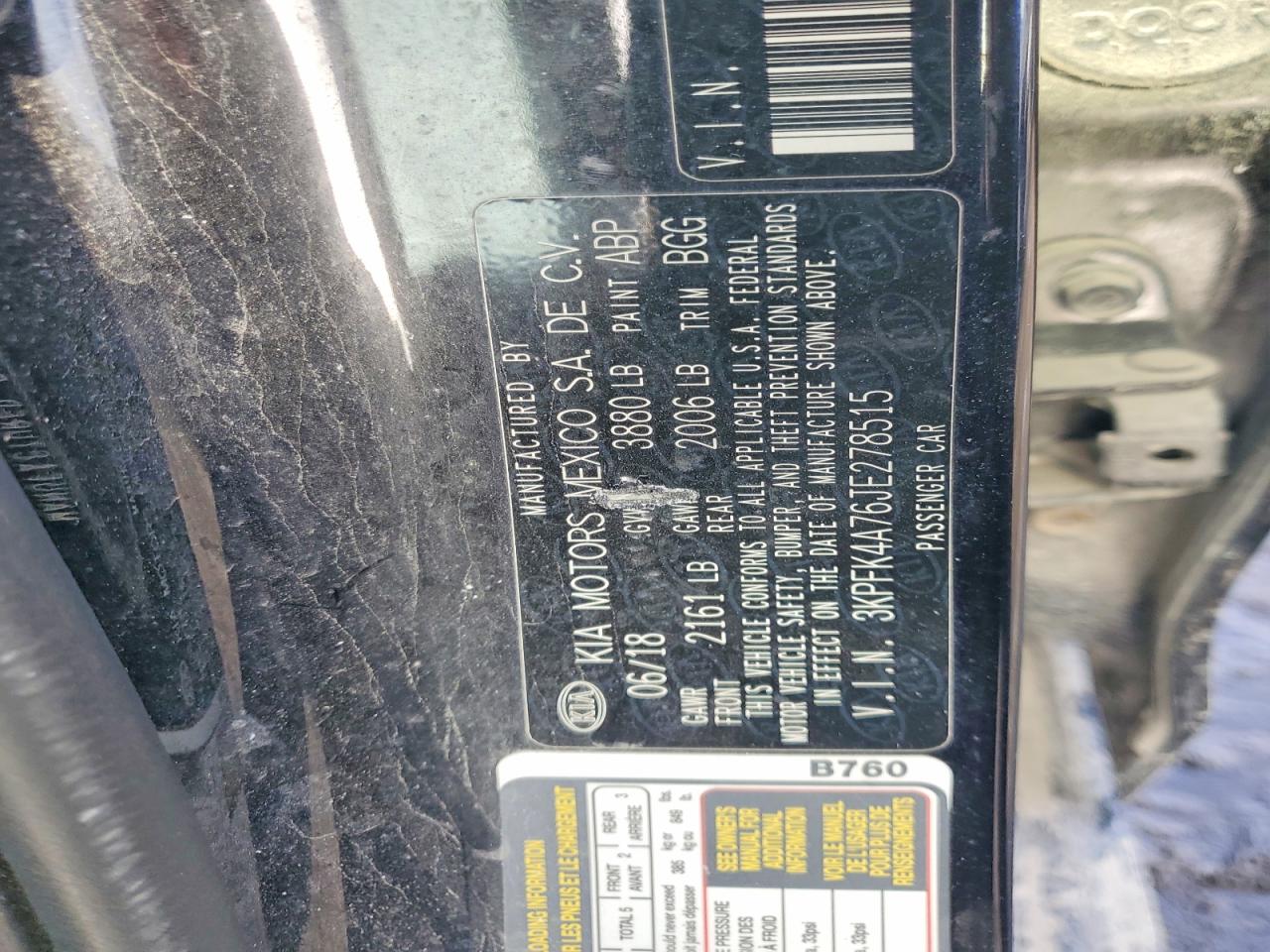 2018 KIA FORTE LX photo 12