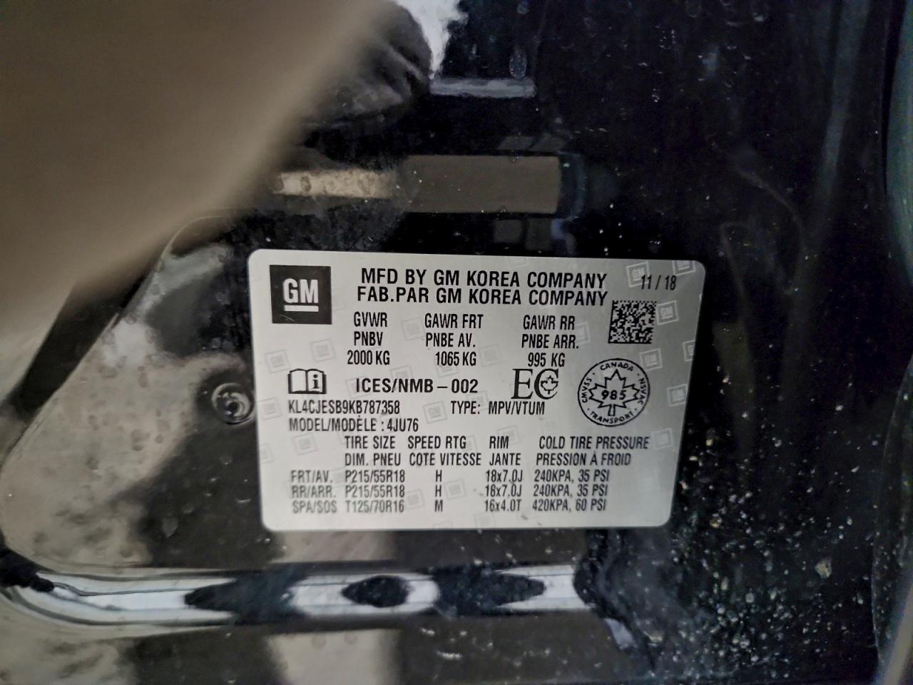 2019 BUICK ENCORE PREFERRED photo 14