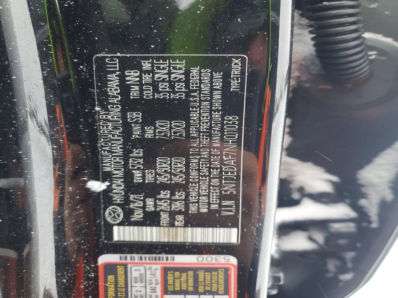 2022 HYUNDAI SANTA CRUZ LIMITED photo 13