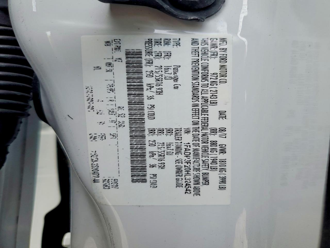 2017 FORD FOCUS SE photo 23