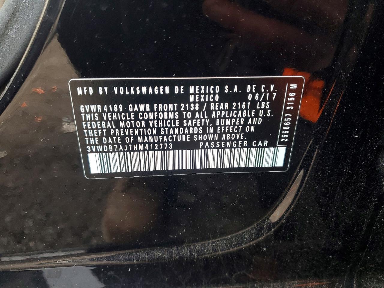 2017 VOLKSWAGEN JETTA SE photo 12