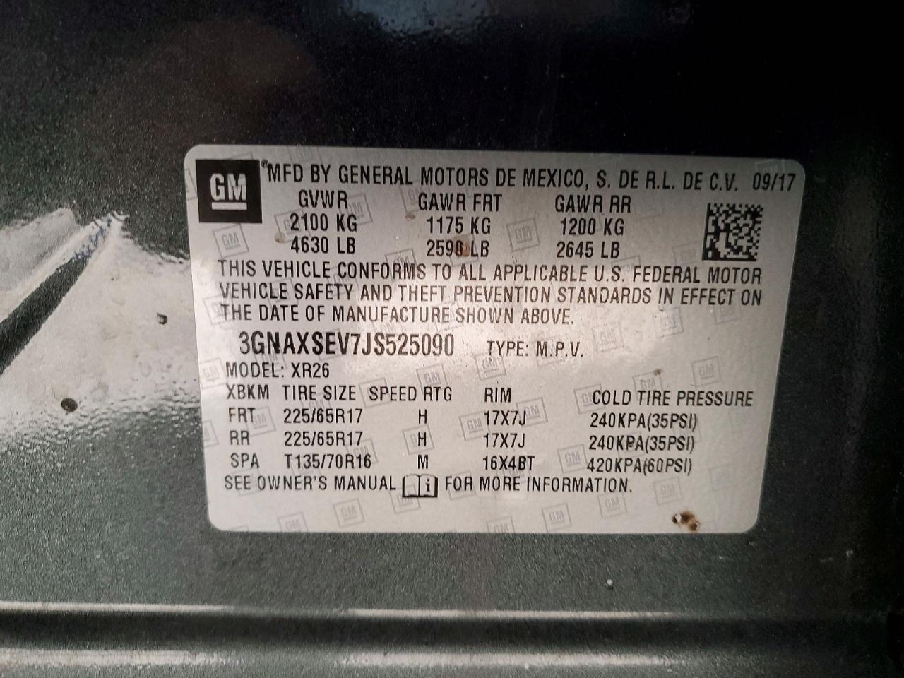 2018 CHEVROLET EQUINOX LT photo 13