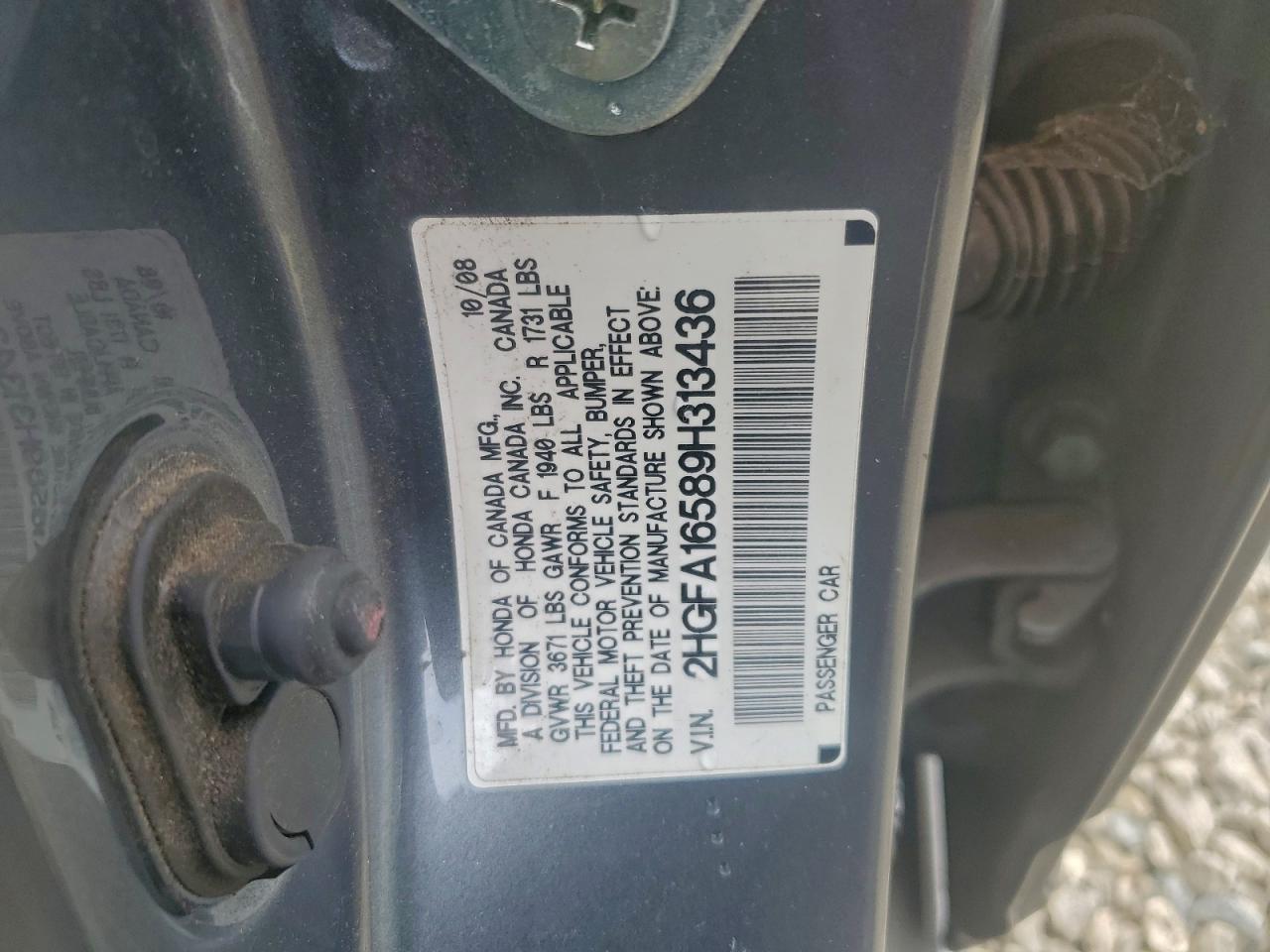2009 HONDA CIVIC LX photo 12