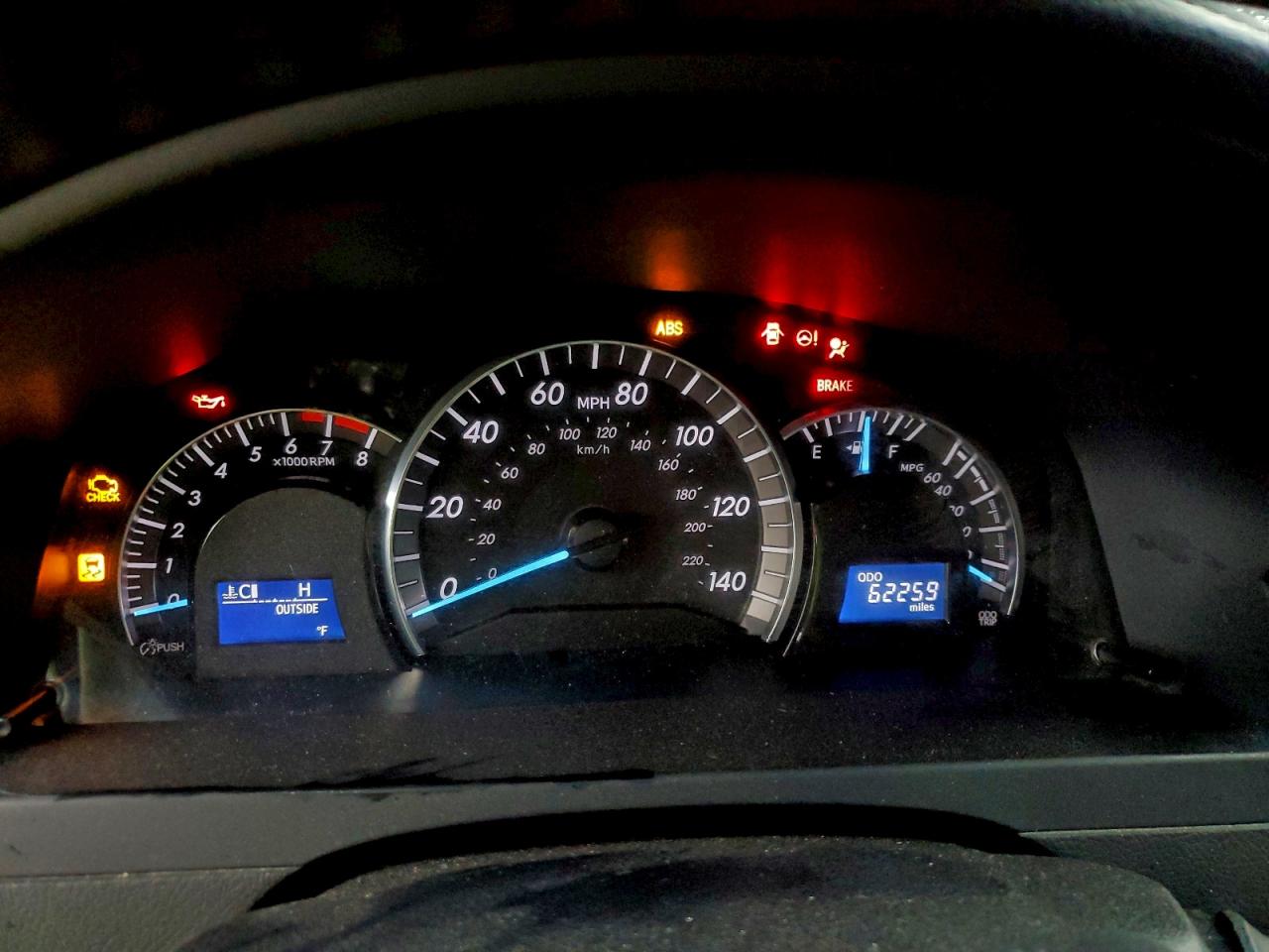 2012 TOYOTA CAMRY BASE photo 9