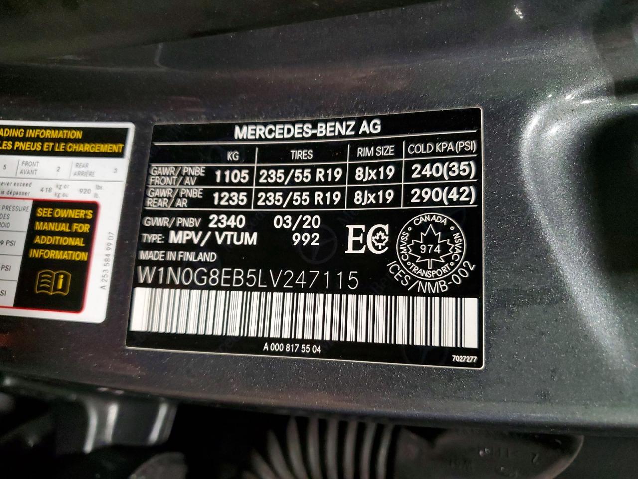 2020 MERCEDES-BENZ GLC 300 4MATIC photo 13