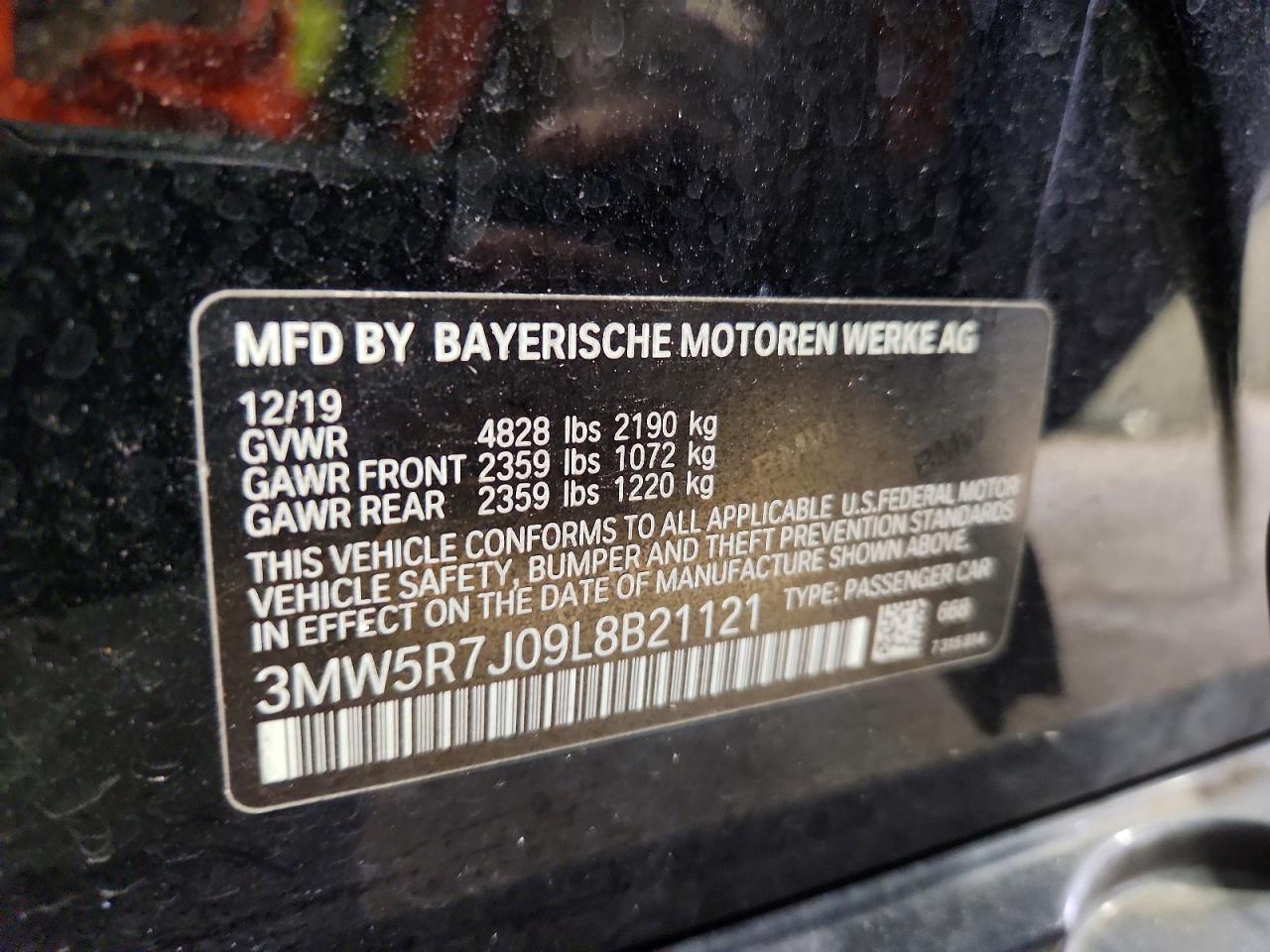 2020 BMW 330XI photo 12